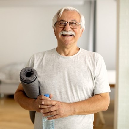 Photo of Senior after physical therapy at Fellowship Square Senior living in Tucson