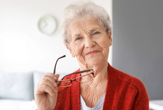 person holding glasses