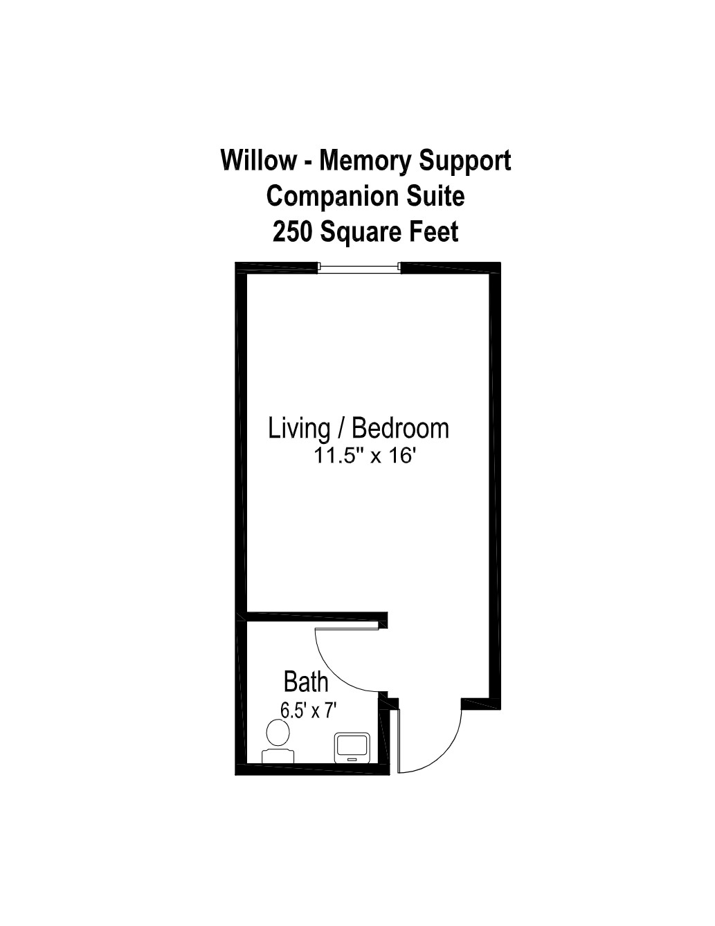 Willow floor plan image